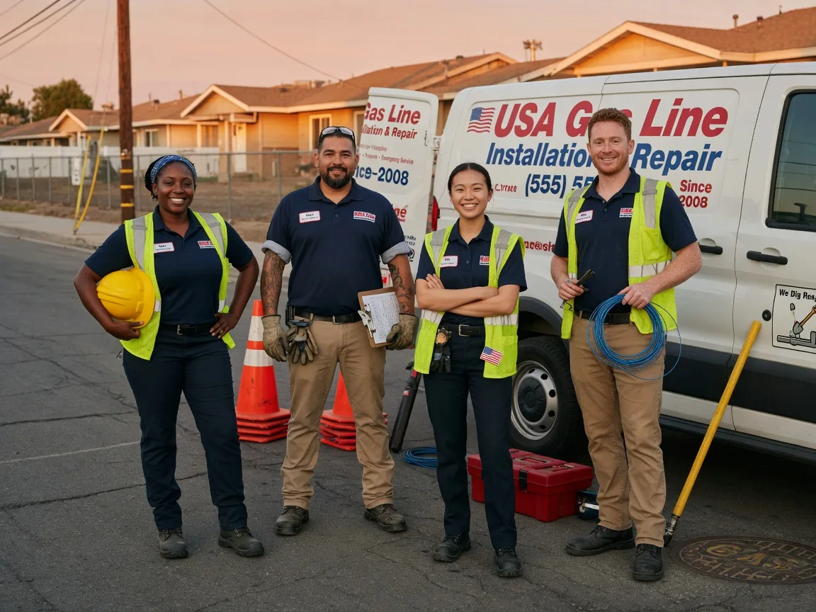Gas Line Installation company in Hydetown, PA